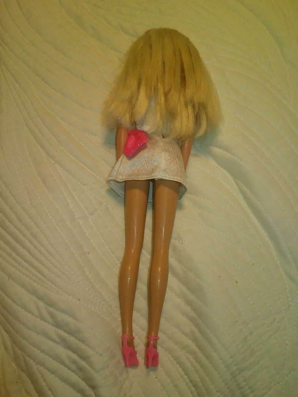 Barbie in White & Pink Dress, 90's Barbie